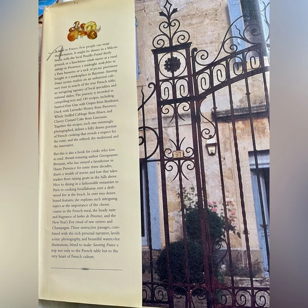 Williams Sonoma French Cookbook Picture Book Time Life Savoring